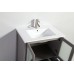 Legion Furniture WA7930LG 30" Vanity Sink with Mirror in Solid Wood  Light Gray Finish - B016BTW2RM